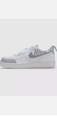 Preschool Nike Force 1 LV8 2 (PS) White/Wolf-Grey Shoes CK0829-100