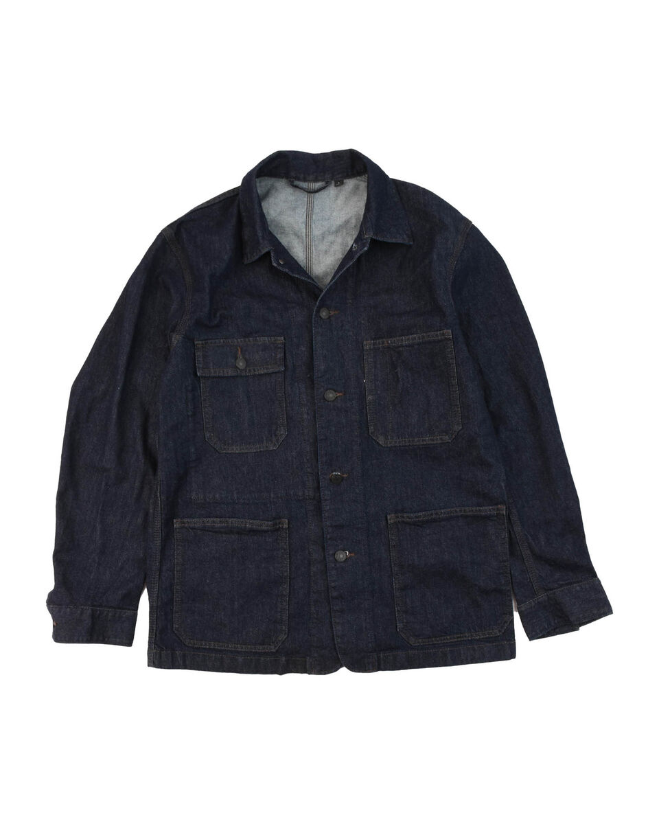 Uniqlo Classic Denim 4 Pockets Workwear Jacket Size M Uniqlo Classic Denim 4 Pockets Workwear Jacket Size M