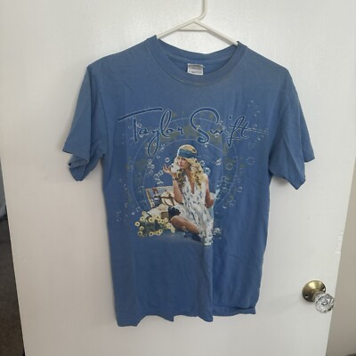 Taylor Swift Fearless T Shirt Rare Vintage Blue Concert Tee | eBay