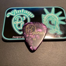 Vintage D'Andrea 351 Heavy Guitar Picks - 12 Pack with Collectible Tin