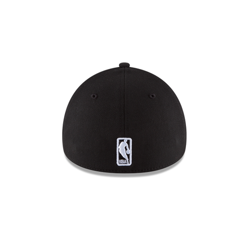 Sombrero de ajuste flexible Los Angeles Lakers New Era Black Team Classic 39Thirty - Imagen 3 de 7