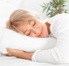 Cloud Nine Comforts 50/50 White Goose Down  Feather Medium Luxury Pillow