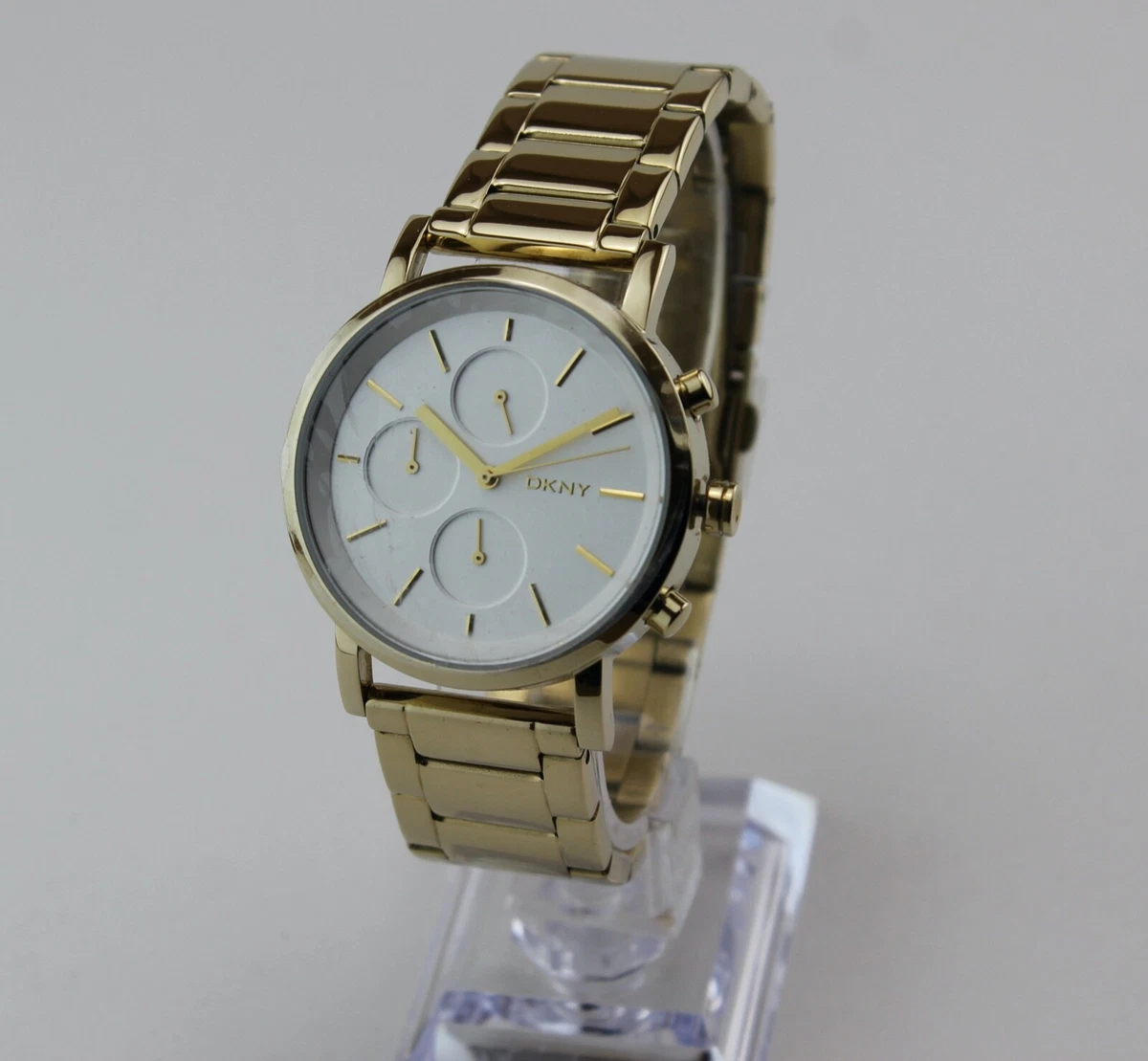DKNY Lexington NY-8862 Women Stainless Steel Analog Rose Dial Quartz Watch MP693 DKNY Rose Gold Case Casual Wristwatches for sale | eBay main image 2