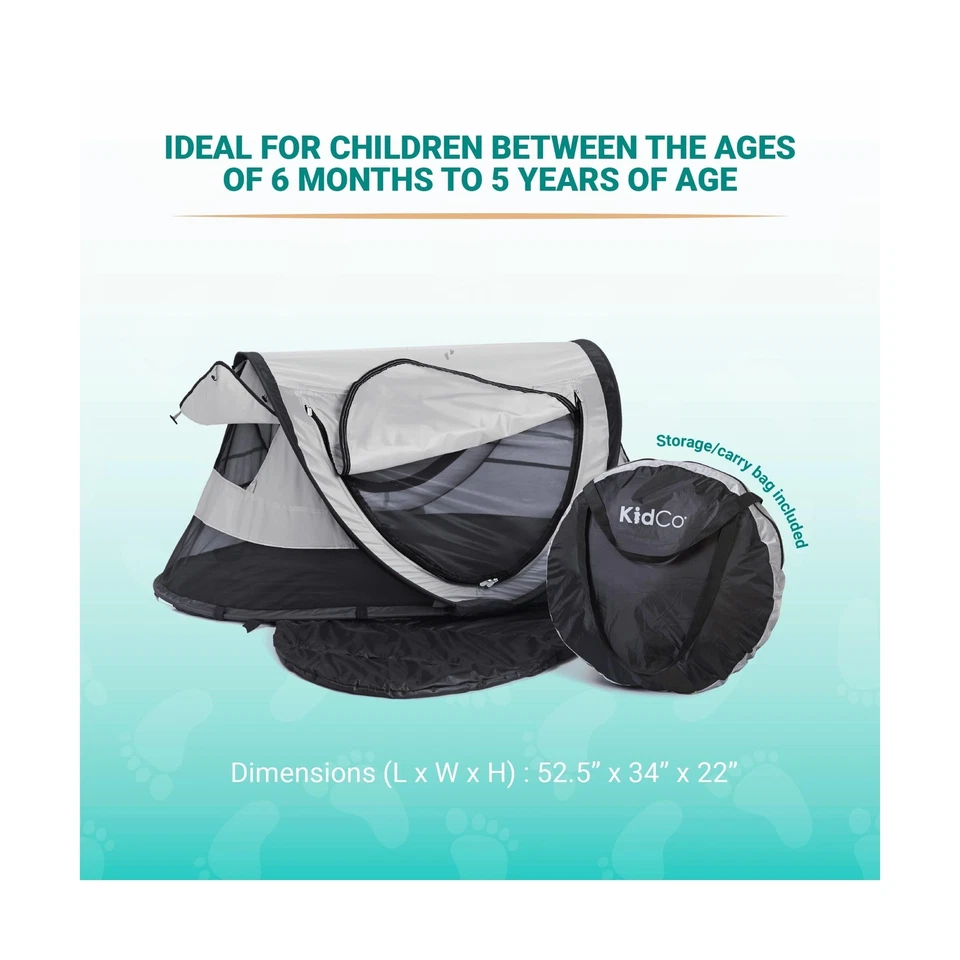 KidCo - Peapod Plus Portátil Malla Bebé Niño Tienda de Viaje y Bolsa de Almacenamiento, Pla... Foto 4 de 4