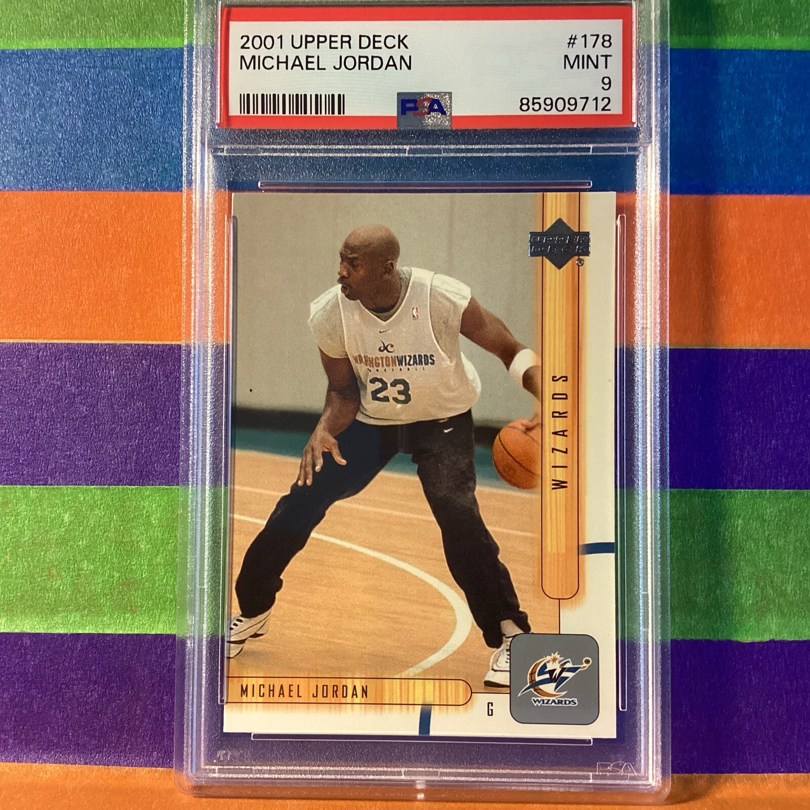 2001 Upper Deck Basketball  Michael Jordan #178 Mint 9