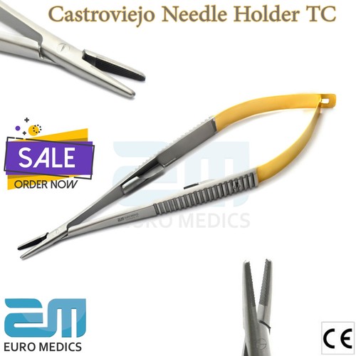Mosquito Forceps Elastic Ligature Microsurgery Castroviejo Needle Holder Mathieu - Picture 2 of 4