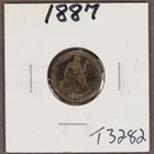 1887 10c Seated Liberty Silver Dime - Value Coin - SKU-T3282