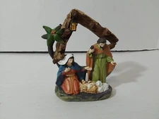 Home For The Holidays Rite Aid Collection Resin Manger Fugurine Scene Christmas 