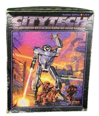 Citytech 2nd Edition 1608 (FASA 1994) Battletech + Catalog & First Strike Book