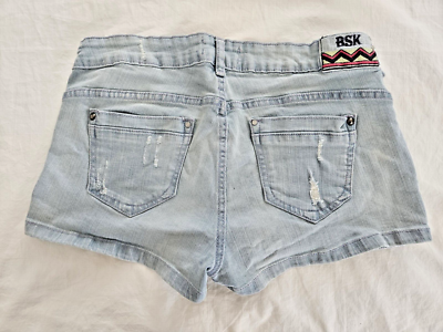 BERSHKA BSK Collection Women US 4 6 Eur 38 Embroidered Stud Denim
