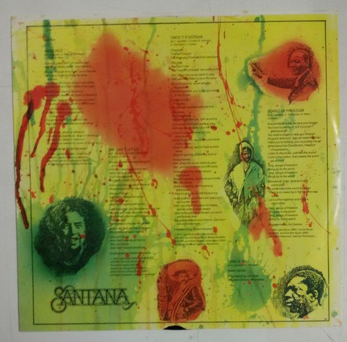 Santana Freedom LP USA 1987 - Picture 3 of 4