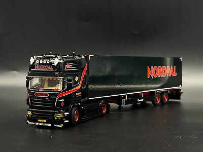 Scania R6 topline 4x2 box trailer 2 axle 
