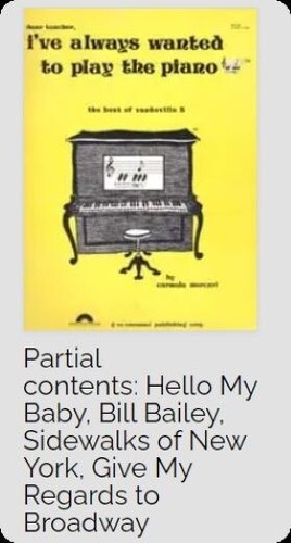 I've Always Wanted to Play the Piano: The Best of Vaudeville + Piano Chord Chart - Picture 2 of 4