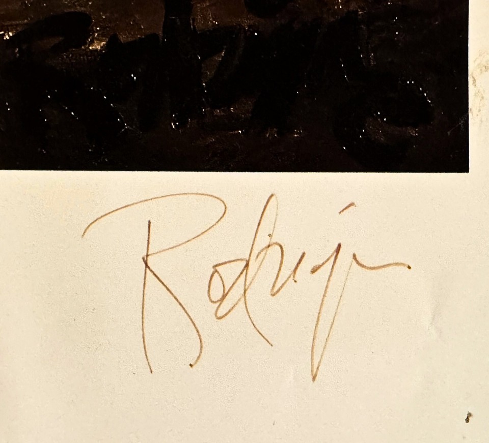 Hand-Signed George Rodrigue Print 