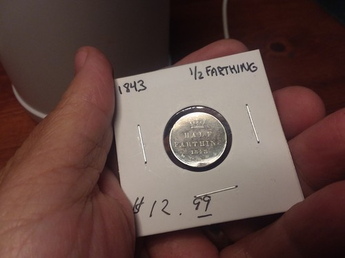 Britain - 1843 Half Farthng -Victoria - 060225 - 第 1/3 張圖片