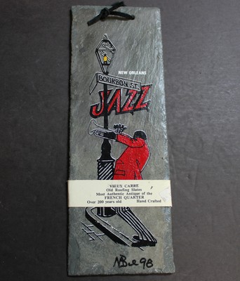 200 year old French Quarter New Orleans Roofing Slate Original Art Signed 1998