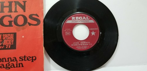 John Kongos HE'S GONNA STEP ON YOU AGAIN Vtg 1970s French Euro Press 45 Record - Picture 2 of 4