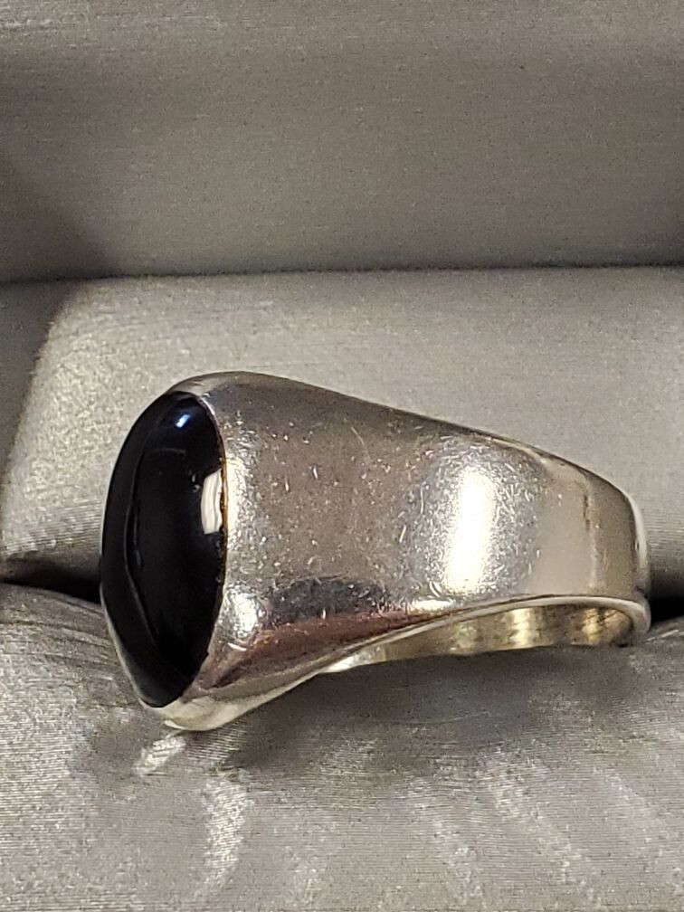 Sterling Silver Size 13.5 Bold Statement Ring 15.… - image 3