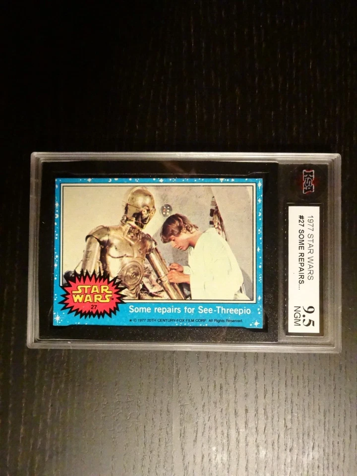1977 STAR WARS S1 #27 Some Repairs For C-3PO KSA 9.5 (PSA 10/APR $1,000) GEM 💎 - Image 3 of 3