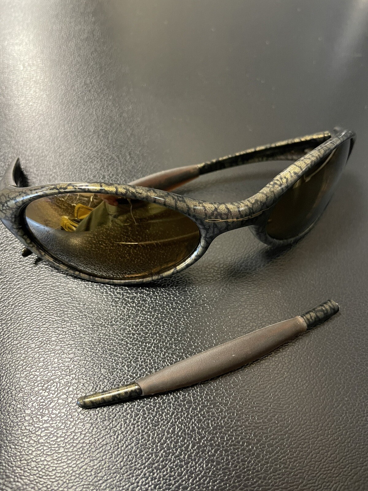 Oakley Eye Jacket Gold X Fuel Sunglasses Gold Iridi… Gem