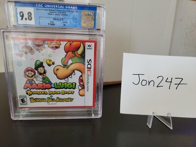 CGC 9.8 A+ 3DS Mario US  & Luigi Bowser's Inside Story + Bowser Jr.'s Journey
