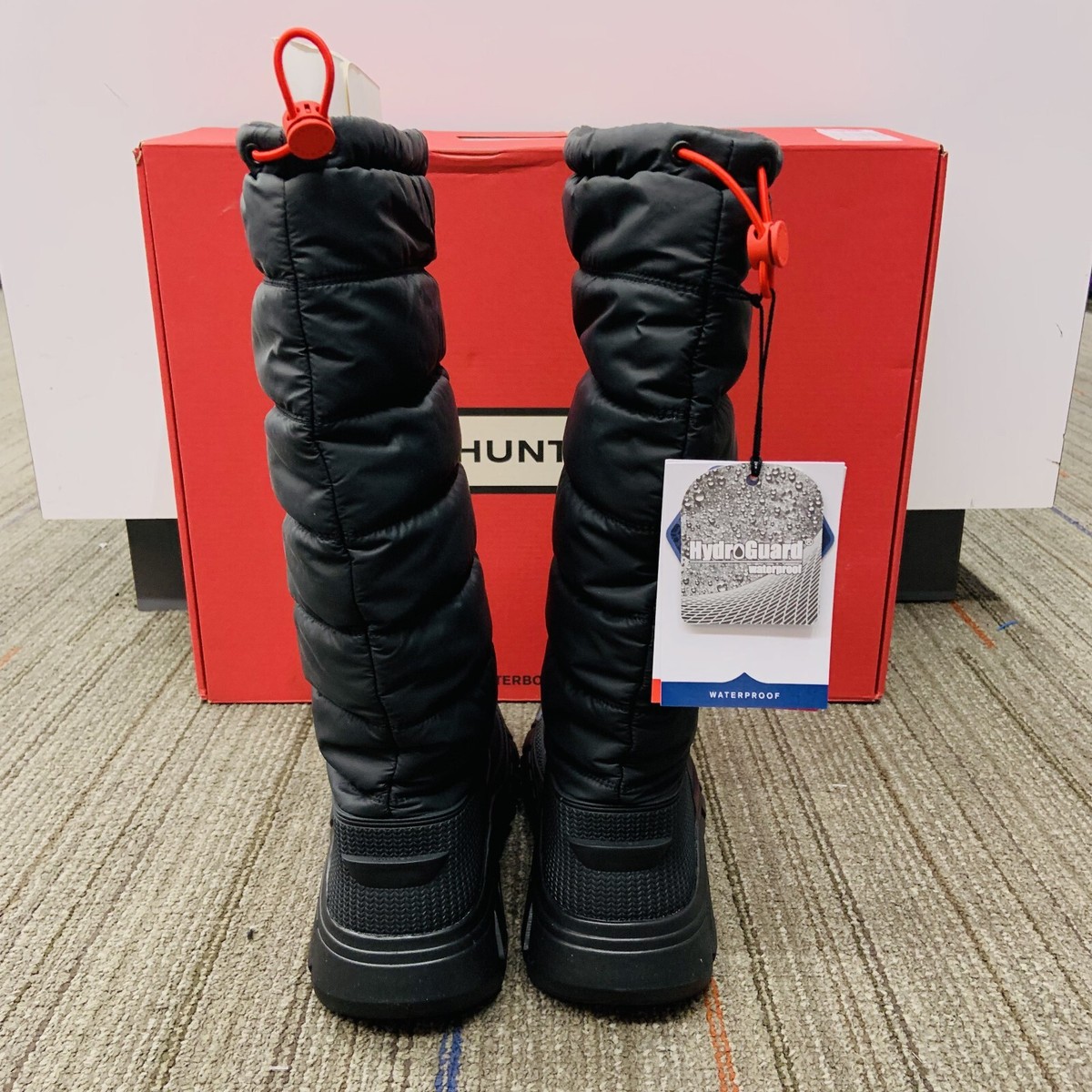Hunter Women's Intrepid Waterproof Tall Snow Boots Black. | eBay