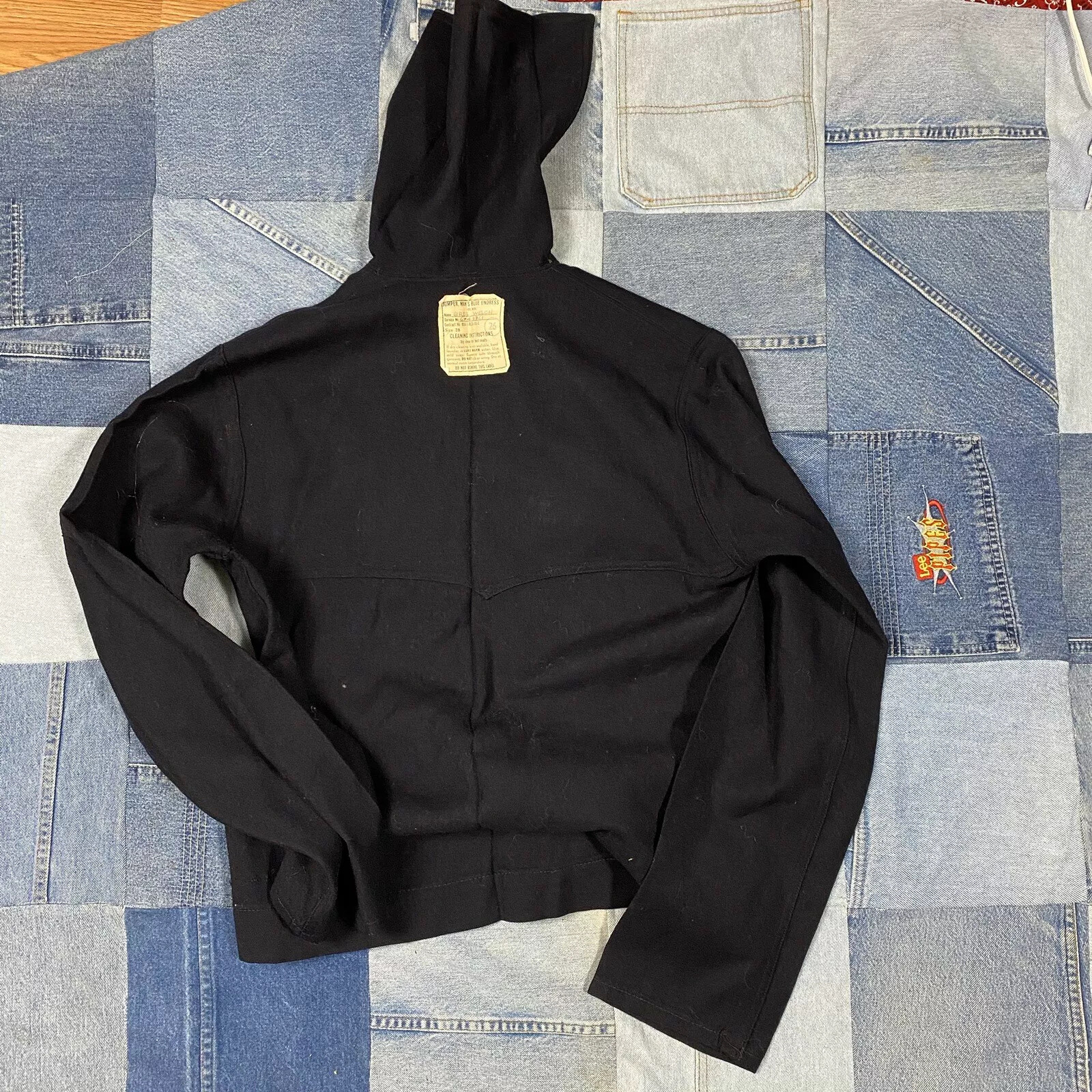 US Navy Men's Blue Undress Jumper 38R Cracker Jack Uniform Shirt Wool Pullover eBay