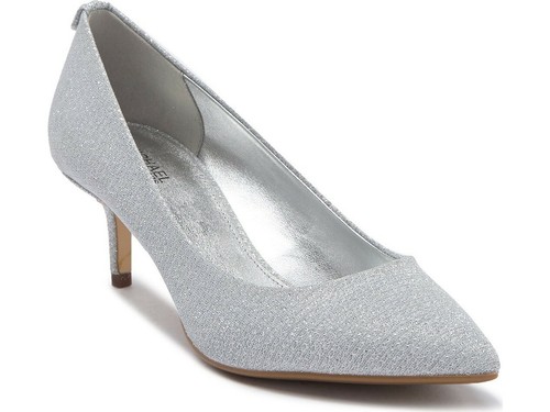 michael kors glitter kitten heels