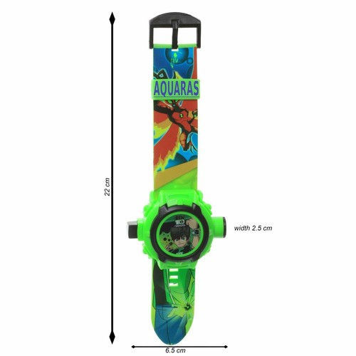 Reloj de pulsera Ben10 Ten proyector juguete para niños con 24 imágenes - Imagen 6 de 6
