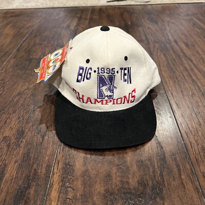 VINTAGE NCAA 1995 Big Ten CHAMPIONS SNAPBACK Wildcats ROSE BOWL