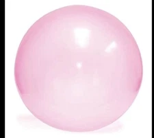 Pink Jelly Balloon Water Bubble Ball Inflatable Beach Soft 27”