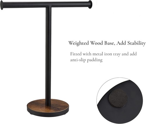 Towel Holder Stand Countertop Hand Towel Stand for Bathroom and Kitchen Free ... - Picture 5 of 9