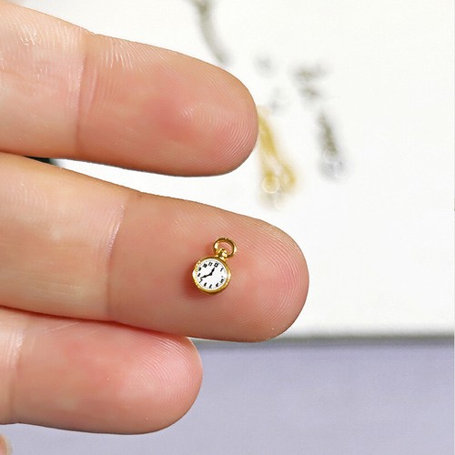 1:12 Scale Dollhouse Miniatures Vintage Pocket Watch Chain Delicate Accessory - Picture 16 of 18