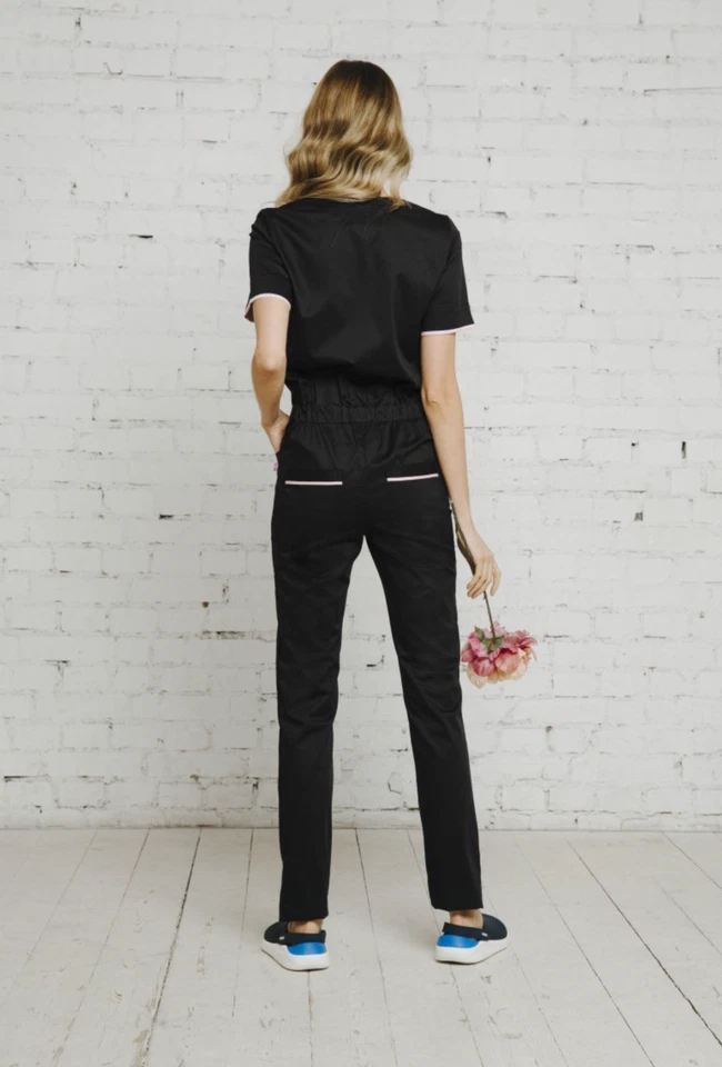 Medizinische Overall Damen Arbeitskleidung Arbeitsanzug Arbeitsoverall Pflege - Bild 4 von 4