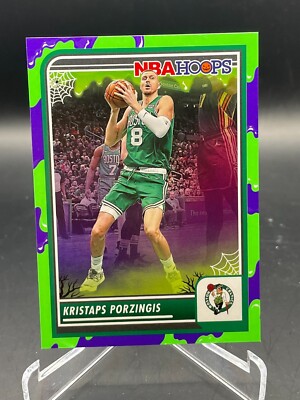 2023-24 Hoops Haunted Hoops Slime #2 Kristaps Porzingis