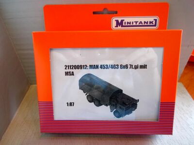 Minitanks - Made by Arsenal M - MAN 7 Tonner 6x6 mit MSA - NEU & OVP 