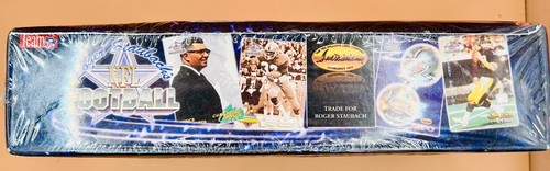 Juego en caja de tarjetas coleccionables vintage de fútbol americano inicial de Roger Staubach's NFL '94 ¡Sellado! - Imagen 6 de 6