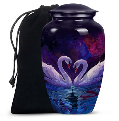 Swan Large Urns For Human Ashes Funeral Urn For Ashes Adult Female Mom