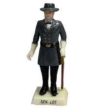 Vintage Marx General Lee Soldier Plastic Painted 3" Gray Man
