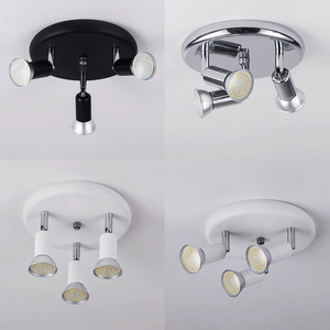 Modern 3 Way Adjustable Led Gu10 Ceiling Spotlight Bar Kitchen
