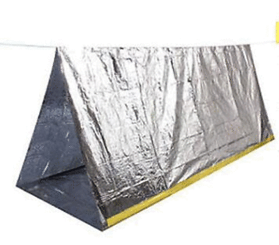 Mylar thermal survival tent sale