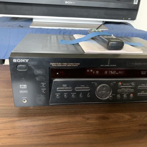 Sony STR-DE485 FM-AM Receiver/Digital A/V Control Tested Bundle Remote & Manual - Picture 3 of 9