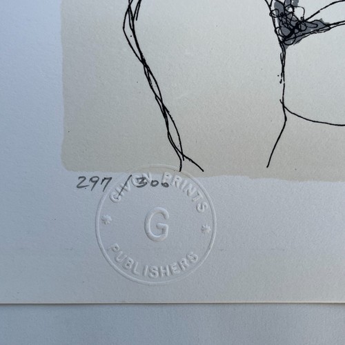 Itzchak Tarkay "Female Nude" Original Color Serigraph on Paper. Givon, Signed #. - Picture 4 of 7