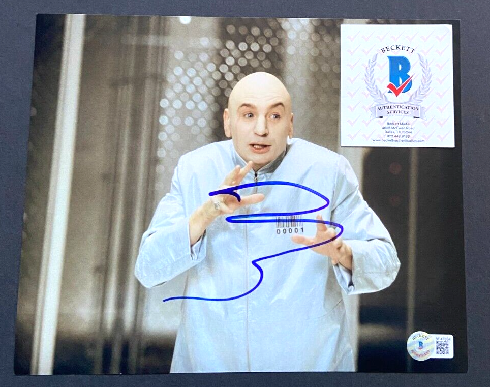 MIKE MYERS SIGNED 8X10 PHOTO ACTOR AUSTIN POWERS SHREK DR EVIL