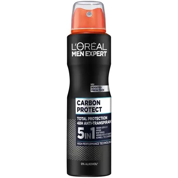 LOreal Men Expert антиперспирант-спрей CARBON PROTECT 150 мл 5290₽