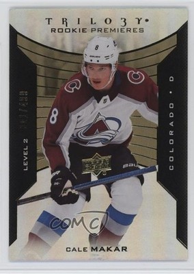 2019-20 Upper Deck Trilogy Premieres Level 2 /499 Cale Makar #114 Rookie RC b3d