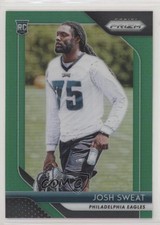 2018 Panini Prizm Rookie Green Prizm Josh Sweat #275 7pk
