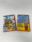 Super Mario 3D World And Super Mario Maker Nintendo Wii U Lot 2 Tested Authentic