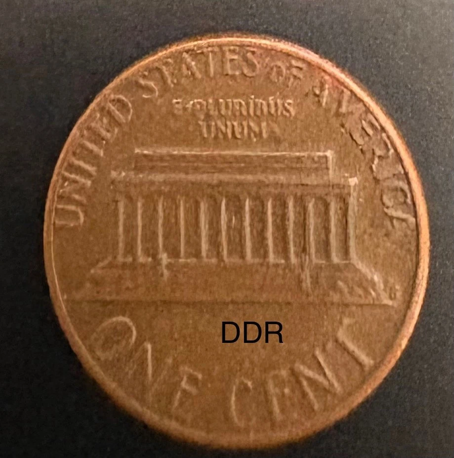 Centavo conmemorativo D-Lincoln 1984 con doble matriz, doble oreja (consultar foto) Foto 3 de 4