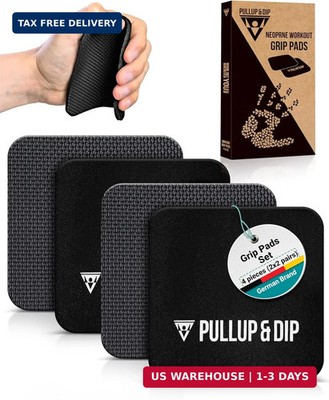 PULLUP & DIP Neoprene Grip Pads for Weightlifting [Set of 4], Workout Pads, The